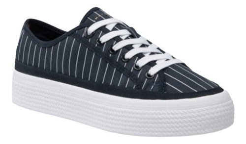 Tommy Hilfiger Tenis Mujer Essential Stripe Desert Sky 