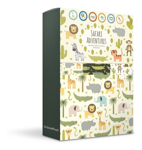 Mega Pack Vectores Animalitos Safari Clipart Sublimar Png 