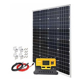 Paneles Solares - Giosolar 120w 12v Monocrystalline Solar Pa
