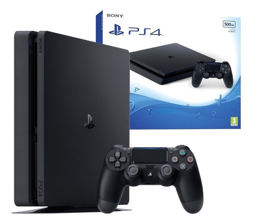 Sony Playstation 4 500gb Ps4 Slim - Nota Fiscal E Garantia