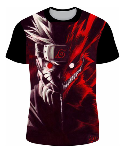 Camiseta/camisa  Anime Naruto E Raposa