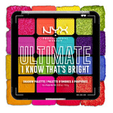  Nyx Professional Makeup Ultimate Paleta De Sombras Para Ojos Color Brights