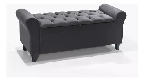 Baú Recamier Luxo Para Cama Box Casal 1,30cm-móveis Chefe