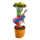  Juguete Mariachi Cactus Bailarín Recargable Imita Voz Habla