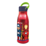 Botella De Agua Infantil Avengers Aluminio 