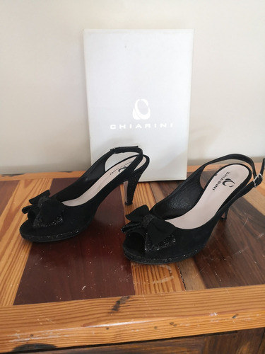 Zapatos Mujer De Vestir. Negros (chiarini). Usados Talle 38