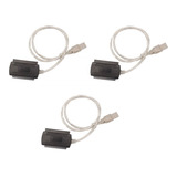  Pack X3 Cable Adaptador Usb Ide Sata 2.0 Disco Duro Externo