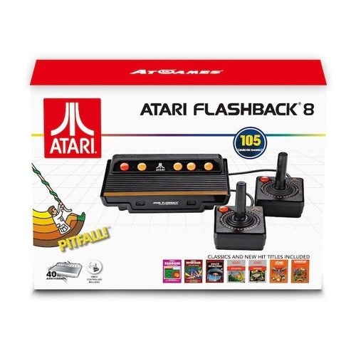 Consola Atari Flashback 8, 105 Juegos Incluidos, 2 Controles