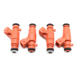 4 Inyectores De Combustible Para Peugeot 206 1.6l 1998-2009