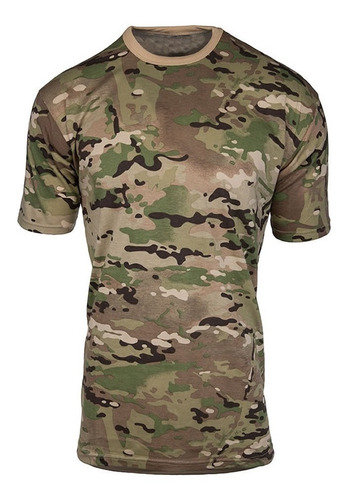 Remera Camuflada Militar Multicam Uca