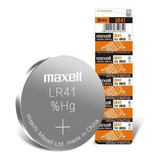 Pack Por Tira (10 Pilas Tipo Boton ) / Maxell Lr41