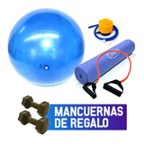 Kit Mancuernas + Pelota + Mat + Inflad + Banda C/manija Gmp