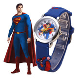 Relógio De Pulso Infantil Top Kids Menino Heróis Super Homem