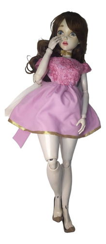 Muñeca Articulada Bjd Ball Jointed Doll 1 Metro Vestido