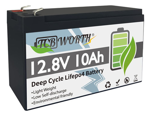 Vinnotech Bateria De Litio 12v 10ah Lifepo4 Baterias Con 10a