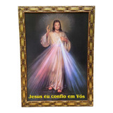 Quadro Jesus Misericordioso 50x70cm P/ Casa Sala Cozinha