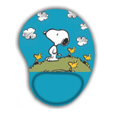Mouse Pad Snoopy - Com Apoio Ergonomico