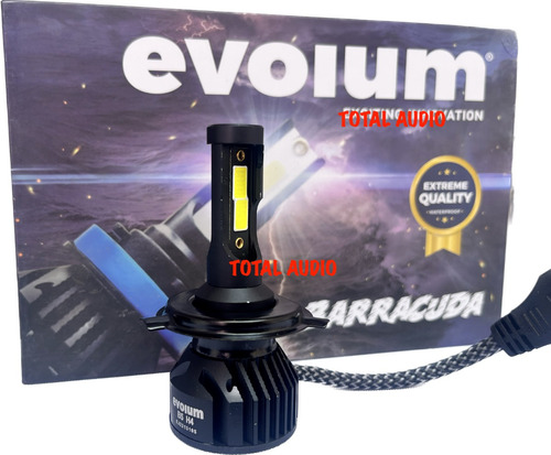 Kit Focos Led Hyperled Evolum Barracuda 11000lm H7/h11/9006