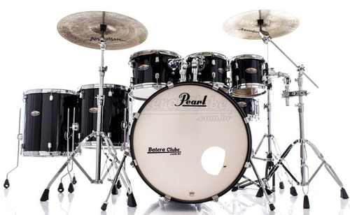 Bateria Pearl Decade Maple Black Ice Lacquer 22¨,8¨,10¨,12¨,