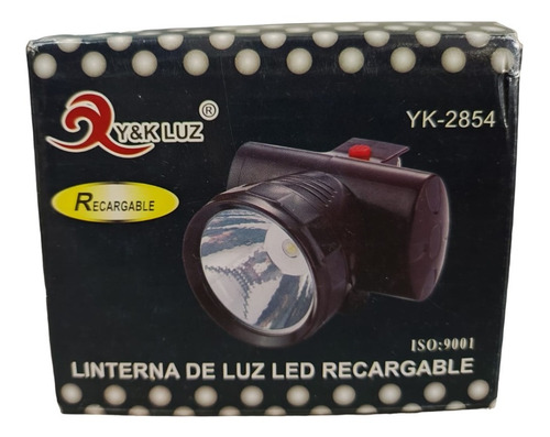 Linterna Reflector Led Cabeza Casco Bicicleta Recargable