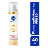 Fluido Nivea Luminous630 Anti-manchas Ácido Hialurónico 40ml Momento De Aplicación Día Tipo De Piel Todos