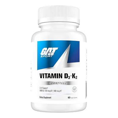Gat Sport Vitamina D3 K2 5000 Ui 60 Cápsulas Vegetales | Meses sin interés