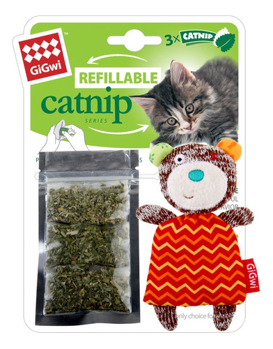 Juguete Para Gato Catnip Bear Gigwi