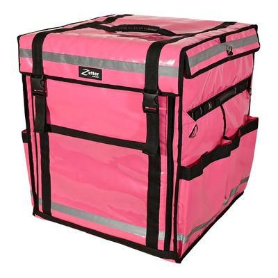 Mochila Térmica Reforzada Zetter L21 Rappi Rosa Para Reparto 180L | Envío gratis