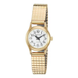 Timetech Reloj De Enfermera Chapado En Oro Para Mujer Con Pu