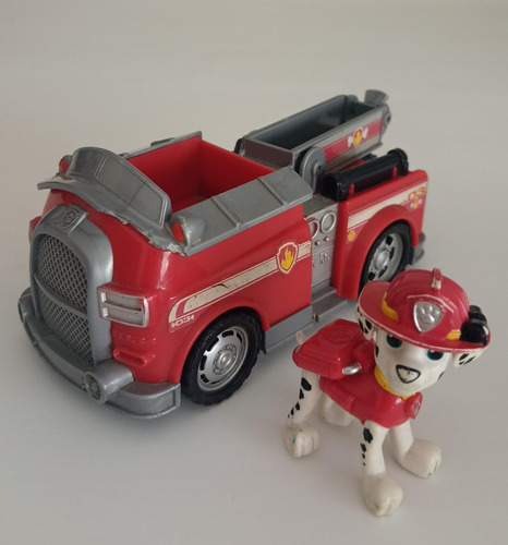 Muñeco Y Camión Paw Patrol - Marshall - Original