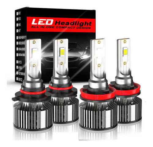 Kit Faros Luz Led 9005 H11 H8 30000lm Para Honda Alta/baja