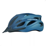 Capacete Bike High One Mtb Win Com Pisca Led Azul Regulagem