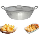 Tacho Grande 8l Com Tampa N35 Fritura Pastel Salgado Batata