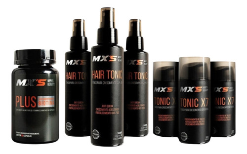 Kit90dias-biotina Maximus Plus®+blend Tonic X7®+maximus Hair