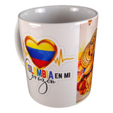 Souvenir Pocillo Mug 11 Oz - Colombia En Mi Corazón