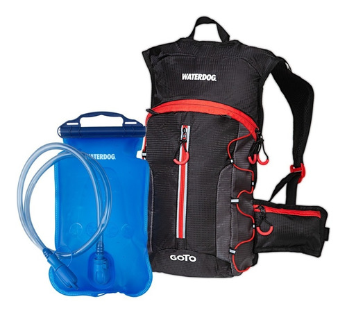 Mochila Goto 10l + Bolsa Hidratacion 2l Camel2.0 Waterdog 