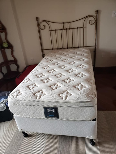 Cama Box Solteiro Luxo ( Estado De Novo )