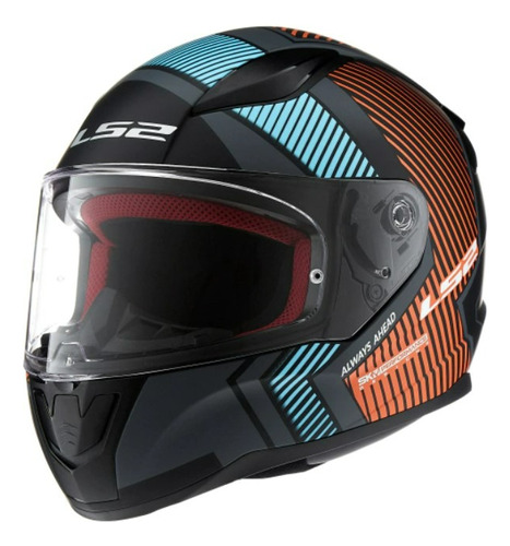 Casco Moto Integral Ls2 353 Rapid Extra Visor Simple