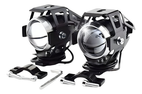 Kit Faros Auxiliares Led Universal Lupa U5 Cree Led