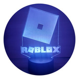 Lámpara Led Logo Roblox Fan Art Decoración