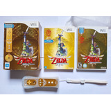 Zelda Skyward Sword Edição Especial Completo Com Wiimote
