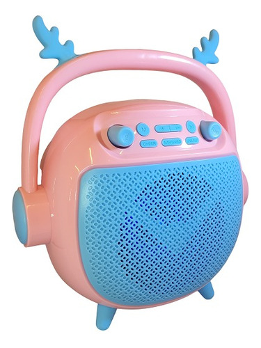 Mini Karaoke Infantil, Efeitos Sonoros, Mic Distorção De Voz