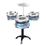 Instrumento Musical Infantil Jazz Drum Set De Cinco Tambores