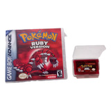 Pokemon Ruby En Inglés En Caja Para Game Boy Adv, Nds Repro