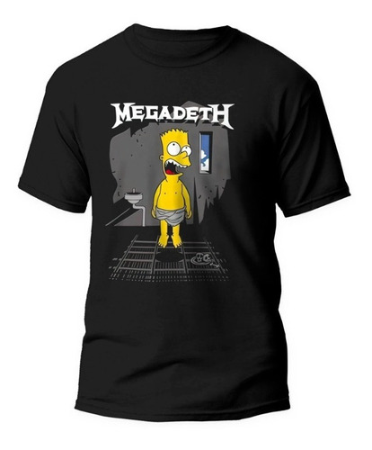 Playera Rockera Megadeth Bart