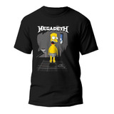 Playera Rockera Megadeth Bart