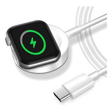 Cargador Para Apple Watch Tipo C Magnetico Smart Series Iman