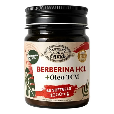 Berberina Hcl Com Óleo Tcm 1000mg Canteiro De Ervas Sem Sabor | MercadoLivre