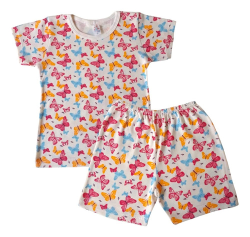 Conjunto 2 Pçs Pijama Infantil 1, 2 E 3 Anos Camiseta Short