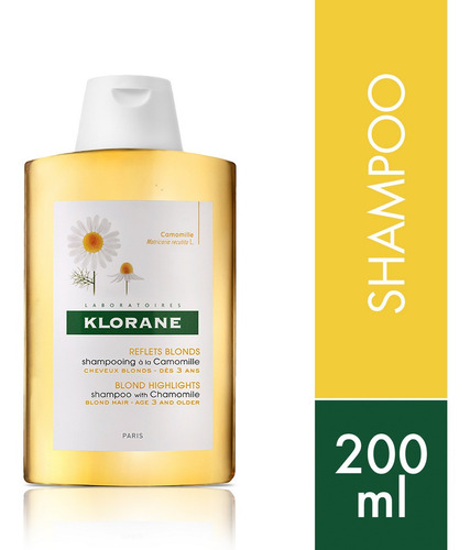 Shampoo Iluminador De Camomila  Kloranex 200 Ml